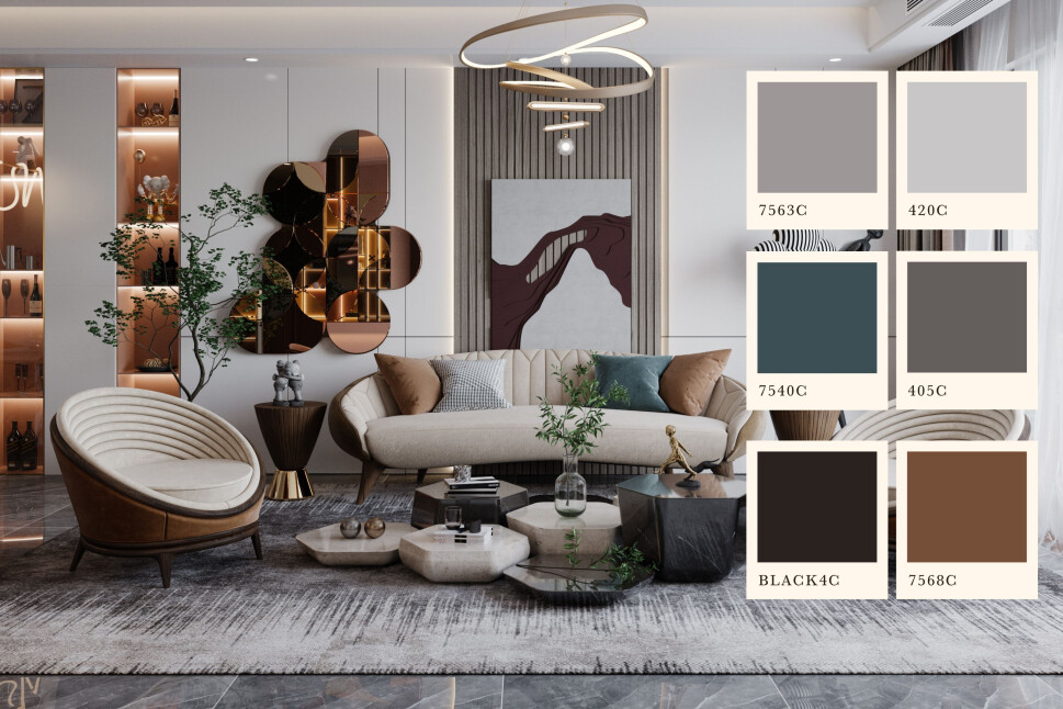 Living Room Design Strategies Color Palette image
