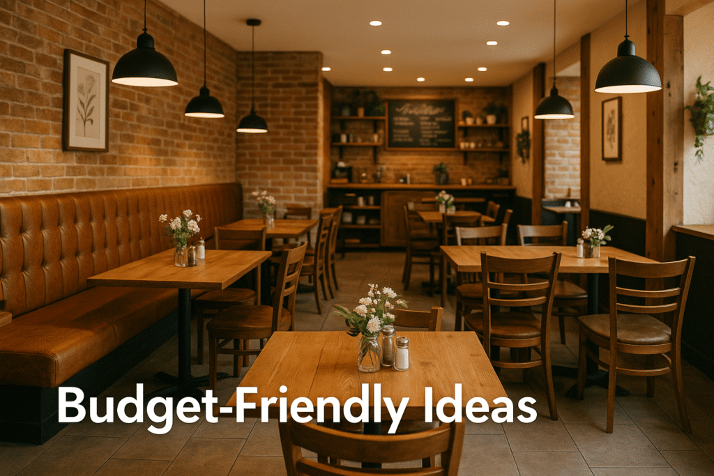 budget-friendly ideas for restaurant interiors