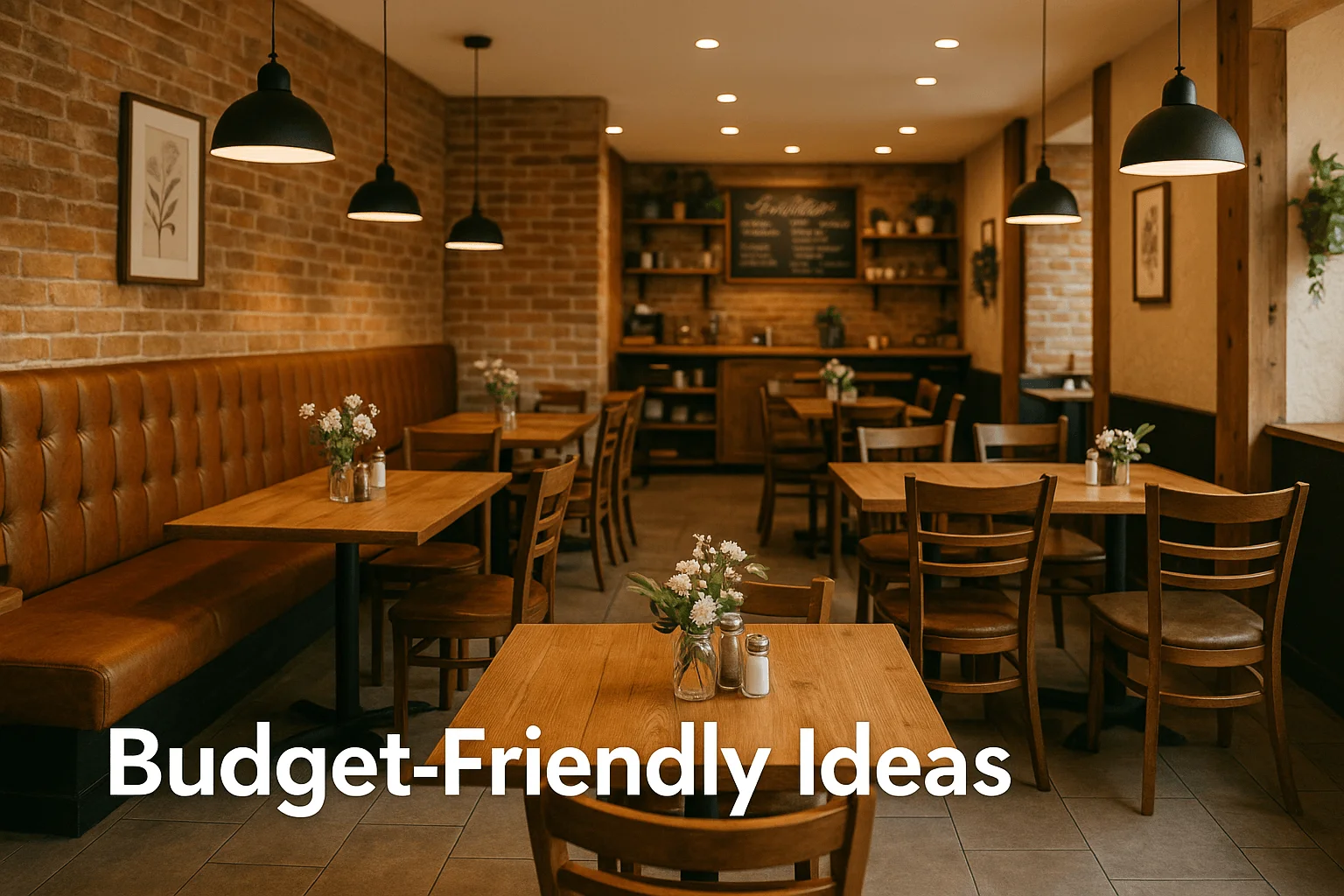 budget-friendly ideas for restaurant interiors